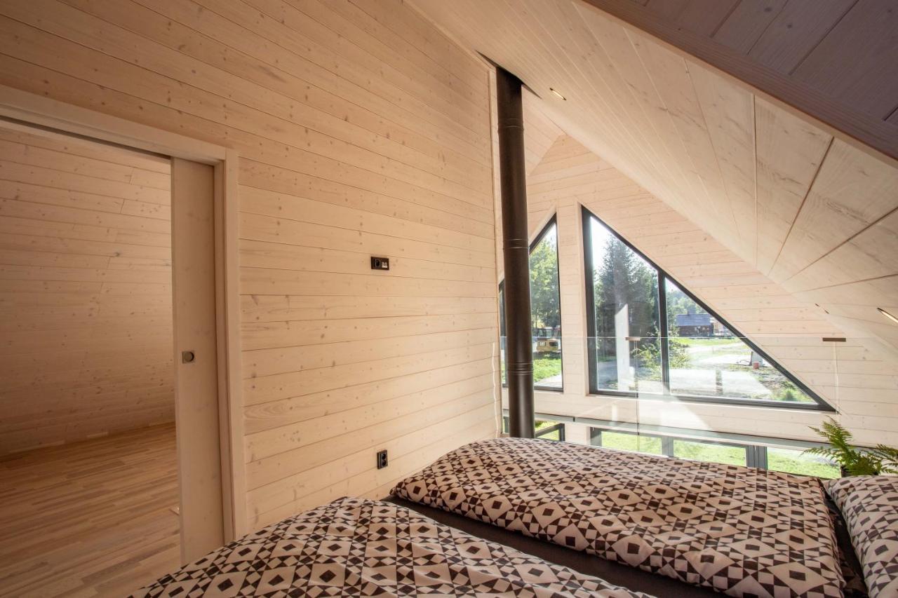 Chalet Belveder Zelezna Ruda Martina Esterno foto